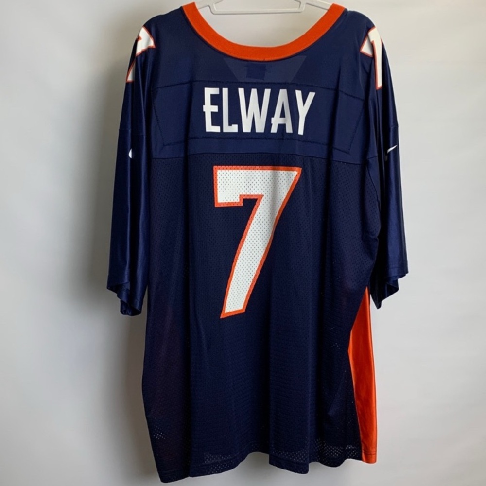 Denver Broncos John Elway Nike Men’s Jersey Size L - Picture 6 of 6